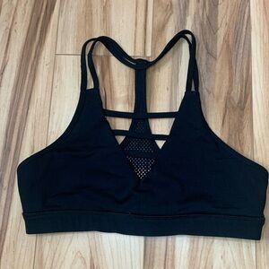 Black Zyia sports bra.